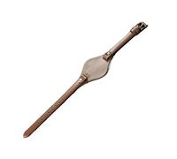 LMPVPDGADZ Women‘s Elastic Skin Friendly Leather Compact Watchbands Fit For Fossil Es3077 Es2830 Es3262 Es3060 Es4176 Strap 8mm(Coffee-Rose-K1)