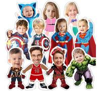 LMQJDZ Custom Face Pillows,Custom Photo Pet Pillow, Personalised Dog Cat Shaped Throw Pillow, 3D Double Sided Printing with Image, for Home Decor Birthday Christmas Mother'S Day, Personalised Gifts.