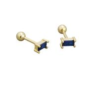 LMRJHAZ 18G Tiny Rectangle Stud Earrings for Women Girls 925 Sterling Silver Hypoallergenic Minimalist Cute Small Studs Cartilage Tragus 3mm Ball Screw Back Dainty Birthstone Jewelry Gifts Christmas