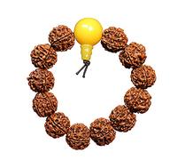 LMRJHAZ Bead,Buddhist Rosary, Bodhi Beads Bracelet 18Mm Natural Bodhi Bracelet Prayer Beads Amulet Bracelet, Versatile Bangle Hand Chain, Yoga Beads