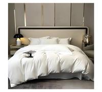 LMRJHAZ Bed, Egyptian Cotton Bedding Sets Bed Linens Solid Color Sheet Pillowcase Duvet Cover Queen