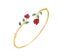 LMRJHAZ Bracelets Cherry Green Bracelet Women's Summer And Prosperous Career Transfer Beads Crystal Hand Earring