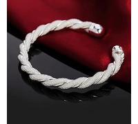 LMRJHAZ Bracelets fine Twisted wire bangles for Women wedding accessories Jewelry