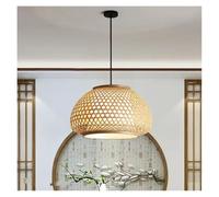 LMRJHAZ Chinese Hand Knitted Bamboo Chandelier Living Room Led Pendant Lamp Southeast Asia Source Restaurant Home Deco Lighting Fixtures