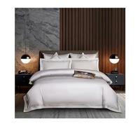 LMRJHAZ Four piece bedding set Bed Four Pieces Deluxe 1000TC Cotton Bedding Set 4/6 Piece Double Queen King Size Embroidered Duvet Cover Sheet Pillowcase (8-260x230 6pcs