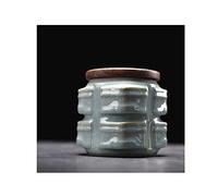 LMRJHAZ Funeral Keepsake Urns Small Memorials Cremation Urns for Human Ashes Burial Urns at Home Good Sealing/Green-2
