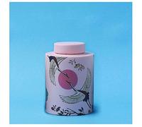 LMRJHAZ Funeral Urn for Adult&Pet Ashes，Human Medium and Small Memorial Urns，Handmade Ceramics Keepsake，Burial Urn/Yellow