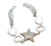 LMRJHAZ jewellery New 2025 925 /24K Gold Hollow Star Bracelet Many Chain For Women Wedding Party Charm Jewelry With For You Fashion Accessories Creative Gift jewellery