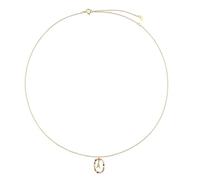 LMRJHAZ Jewelry New 2025 Arrival 925 Sterling Silver Gold Letters A-Z Initial M S C K Alphabet Pendente Long Chain Necklace Say My Name Fine With For You Accessories Trendy Creative Gift Gift