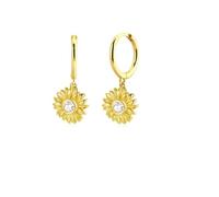 LMRJHAZ jewelry Stud stars Flowers Simple Round Hoop Earrings For Women Drop jewelry