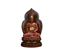 LMRJHAZ Laughing Buddha Statue Resin Maitreya Buddha Statue Feng shui Figurine Craft perfect to bring into your home or office Ornament,E,Small