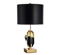 LMRJHAZ Modern Minimalist Table Lamp Creative Bedroom Bedside Lamp American Fashion