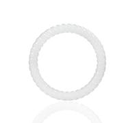 LMRJHAZ Natural Jade Bangle Bracelet Hand Carved Fried Dough Twists Jade Stone White Traditional Chinese Feng Shui Design Emerald Good Luck Bracelet Bangle for Women