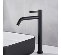 LMRJHAZ Quyanre Black Chrome Tall Basin Sink Faucet Slim Bathroom Washbasin Water Mixer Tap Hot Cold Water Basin Crane Tap Bathroom Tap (Color : D, Size : As The Picture Shows) Beauty Comes