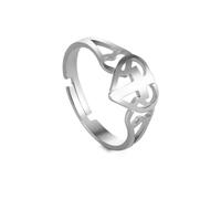 LMRJHAZ Ring Jewellery Jesus Cross Love Open Ring Women's Faith Christian Guardian Fashion Party Jewelry