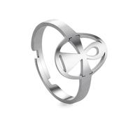 LMRJHAZ Ring Jewellery Jesus Cross Love Open Ring Women's Faith Christian Guardian Fashion Party Jewelry