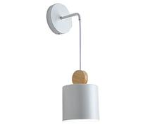 LMRJHAZ Scandinavian bedrooms Wall Lights Fixture. Bedside Ideas Design Wall Sconce. Hallway Decor e27 Colored Metal Wall Mount Light. for Vanity Kitchen Island Foyer Wall lamp