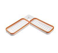 LMRJHAZ Shower Caddy 180 Corner Punch-Free Drain Rack, Bathroom Shampoo Soap Storage Holder Rack Shelf Sticky Storage Shelving Bathroom Accessories Bathroom Shelf Storage (Color : Gray)