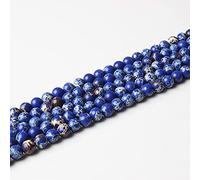LMRJHAZ Shower Curtain Charm Jewelry Natural Jewelry Multicolor The Emperor Stone Loose Stone Jewelry Beads 4/6/8/10mm DIY Bracelet Necklace (Color : A, Size