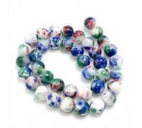LMRJHAZ Shower Curtain Charm Jewelry Natural Pink Green Yellow and Other Colorsr Persian Jades Smooth Round Beads 4/6/8/10/12mm for DIY Jewelry Making Necklac