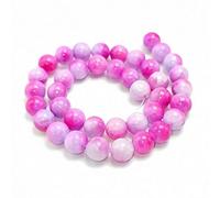 LMRJHAZ Shower Curtain Charm Jewelry Natural Pink Green Yellow and Other Colorsr Persian Jades Smooth Round Beads 4/6/8/10/12mm for DIY Jewelry Making Necklac