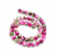 LMRJHAZ Shower Curtain Charm Jewelry Natural Pink Green Yellow and Other Colorsr Persian Jades Smooth Round Beads 4/6/8/10/12mm for DIY Jewelry Making Necklac
