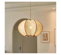 LMRJHAZ South East Asia Wood Art Birdcage Chandelier Log Wind Restaurant Hemp Rope Light Creative Restaurant Chandelier