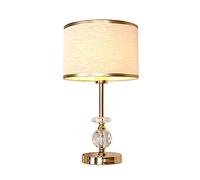 LMRJHAZ Touch Sensor Dimming Table Lamp Bedroom Bedside Lamp Warm European Crystal Table Lamp