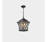 LMRJHAZ Victorian Pendant Light Hanging Lamp Outdoor Waterproof Single Head Hanging Lantern (OneColor 32 * 49CM)