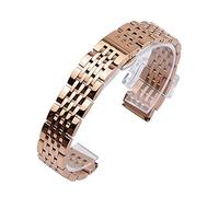 LMRJHAZ watch straps, 18mm 19mm 20mm stainless steel strap for band silver golden rose gold bracelet, watch band replacement