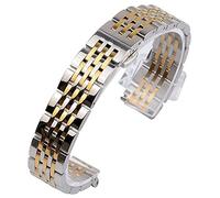 LMRJHAZ watch straps, 18mm 19mm 20mm stainless steel strap for band silver golden rose gold bracelet, watch band replacement