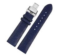 LMRJHAZM 20mm 22mm Pearl Fish Skin Strap Is Applicable For 's And Women's Devil Watch Accessories Black Buckl(Black sk bk,22mm)