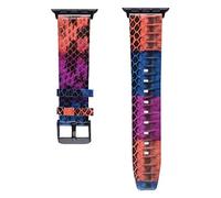 LMRJHAZM 45mm 41mm 38mm 40mm 42mm 44mm Handmade Real Snake Skin For BandBracelet For iWatch 7/6/5/4/3/2/1 Series WatchBands