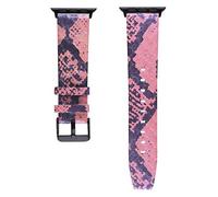 LMRJHAZM 45mm 41mm 38mm 40mm 42mm 44mm Handmade Real Snake Skin For BandBracelet For iWatch 7/6/5/4/3/2/1 Series WatchBands
