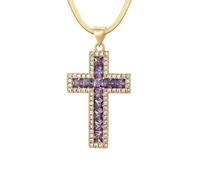 LMRJHAZM Accessories Crucifix Necklace For Women, Cross Women's Pendant Collar Our Lady Choker Jesus Necklace, Jesus Cross Necklace, Cross Necklace With Jesus