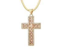 LMRJHAZM Accessories Women's Crucifix Necklace, Cross Pendant Necklace for Women Our Lady Choker Jesus Necklace
