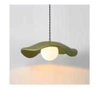 LMRJHAZM Cafe Ceiling Droplight Modern Wabi-sabi Bedroom Chandelier Creative Cream Flower Pendant Light Dining Room Nordic Pendant Light Fixture Bar Restaurant Japanese-Style Resin Pendant Lamps