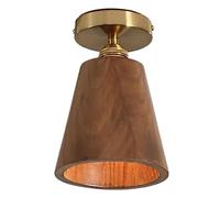 LMRJHAZM Chinese Style Ceiling Light,Semi Flush Mount Chandelier,E27 Close to Ceiling Light Fixtures,Vintage Metal Wooden Art Recessed Ceiling Lamp,Home Decoration Lighting for Living Room,Bedroom