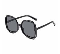 LMRJHAZM Fashion Oversized Frame Hollowing Out Sunglasses Woman Luxury Retro Street Snap Sun Glasses Uv400