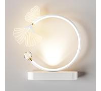 LMRJHAZM lamp LED Sconce 18W Acrylic Decor Mounted Light, Modern Round Wall Lamps for Living Room Bedroom Pathway Corridor Stairs Balcony 3 Color Temperatures Lighting Fixture