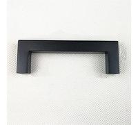 LMRJHAZM Matt Black Square Handle Stainless Steel Cabinet Handle Kitchen Door Knob Furniture Drawer Pull,Hole spacing 192mm