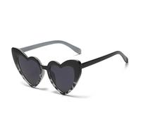 LMRJHAZM Metal Hinge Popular Heart Sharp Women Cat Eye Sunglasses Fashion Candy Colors Uv400