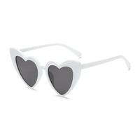 LMRJHAZM Metal Hinge Popular Heart Sharp Women Cat Eye Sunglasses Fashion Candy Colors Uv400