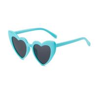 LMRJHAZM Metal Hinge Popular Heart Sharp Women Cat Eye Sunglasses Fashion Candy Colors Uv400