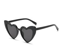 LMRJHAZM Metal Hinge Popular Heart Sharp Women Cat Eye Sunglasses Fashion Candy Colors Uv400