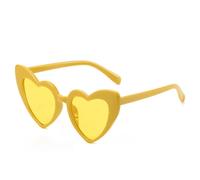 LMRJHAZM Metal Hinge Popular Heart Sharp Women Cat Eye Sunglasses Fashion Candy Colors Uv400