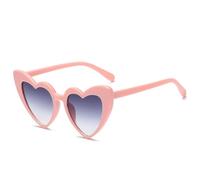 LMRJHAZM Metal Hinge Popular Heart Sharp Women Cat Eye Sunglasses Fashion Candy Colors Uv400