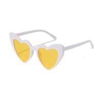 LMRJHAZM Metal Hinge Popular Heart Sharp Women Cat Eye Sunglasses Fashion Candy Colors Uv400