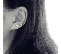 LMRJHAZM Minimalist Wavy Simple Curved Thin Aesthetic Stud Earrings For Women Korean Vintage Luxury Jewelry High-end earrings