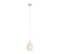 LMRJHAZM Nordic Glass LED Resin Pendant Lamps in Cream Tricolor Lights Adjustable Creative Shell Hanging Lamps for Bedroom Living Room and Kitchen Island Ceiling Hanging Lamp Small Chandelier Pendant